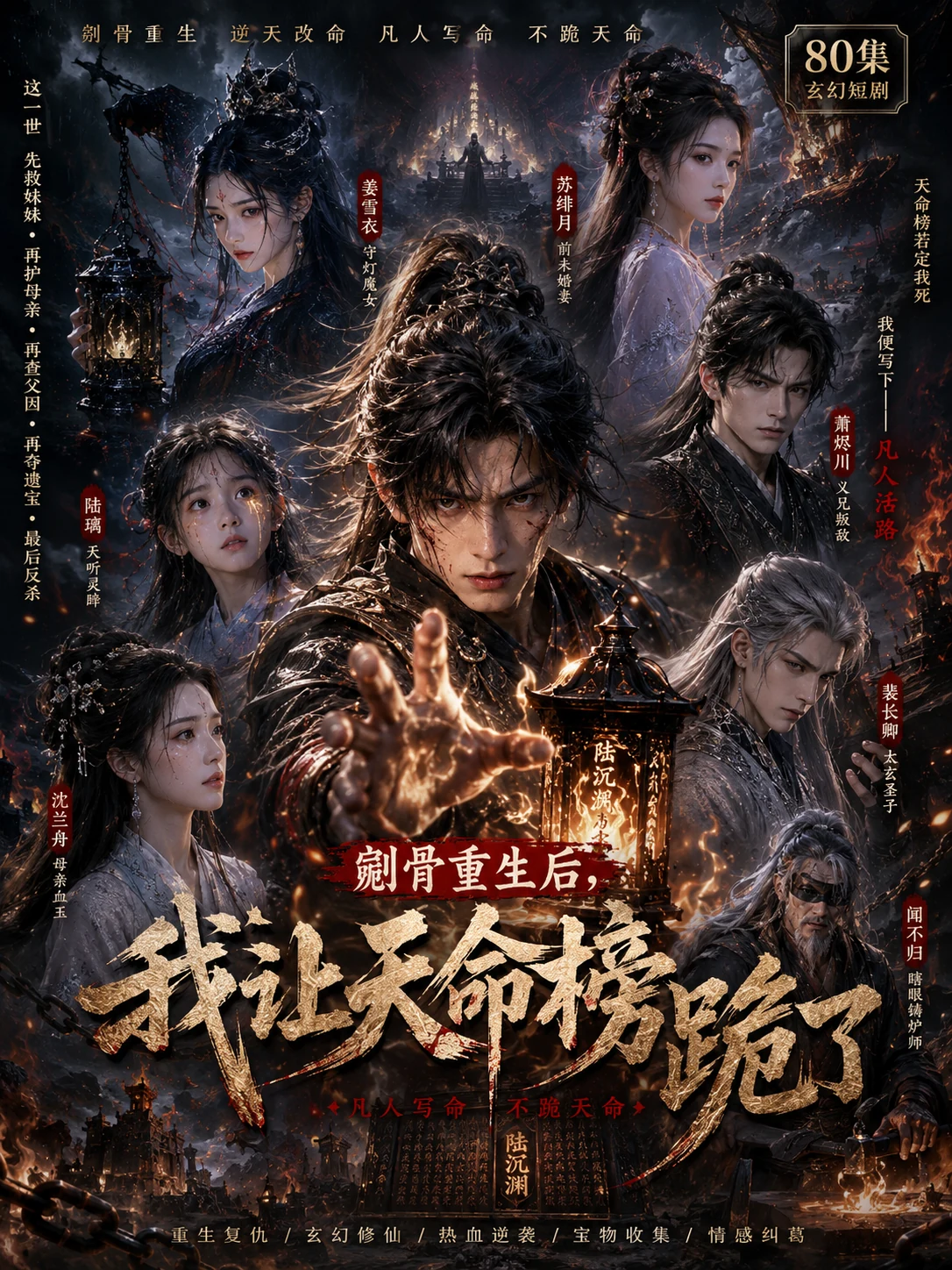 《剜骨重生后，我让天命榜跪了》封面